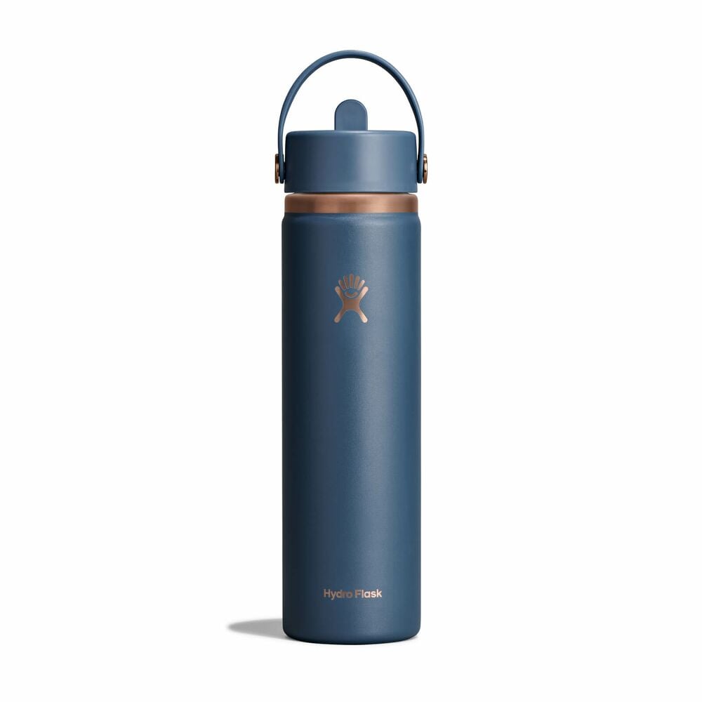 Arc Collection - 24 oz Wide Mouth with Flex Straw Cap - Harbor Blue Arc