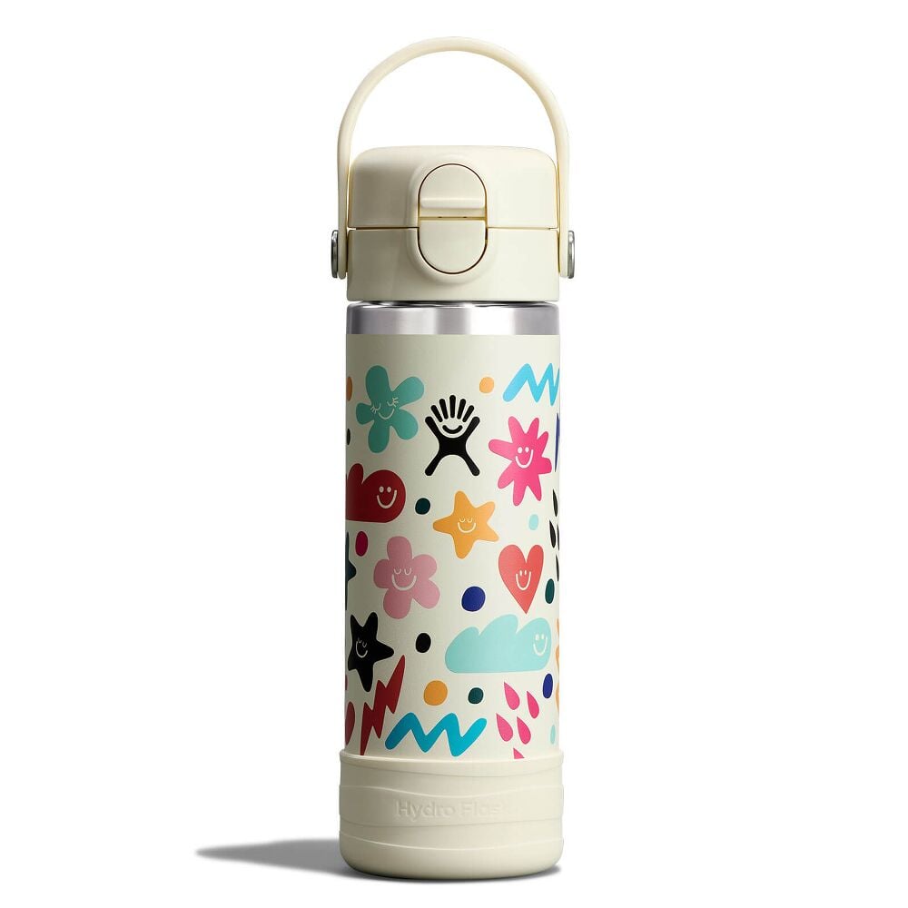 Kids 18 oz Bottle - Daydream White
