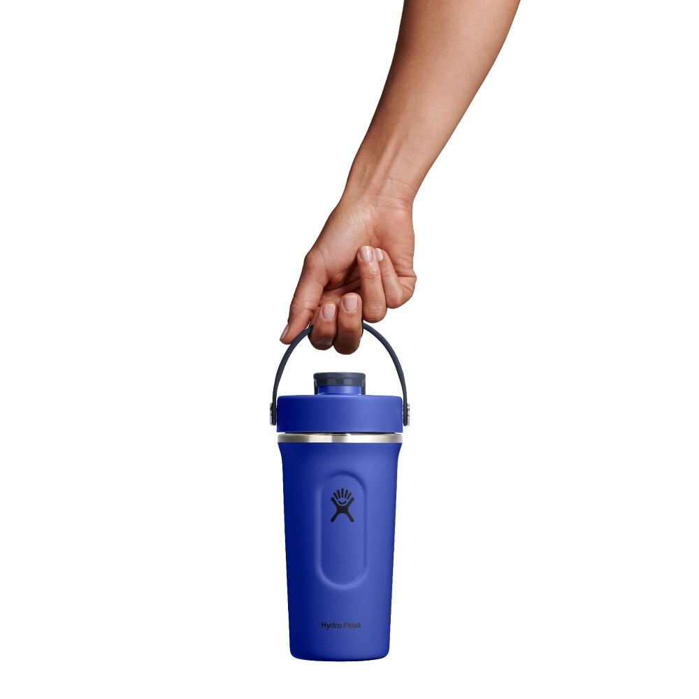24 oz Insulated Shaker Bottle - Capri Blue