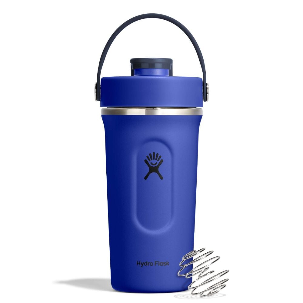 24 oz Insulated Shaker Bottle - Capri Blue