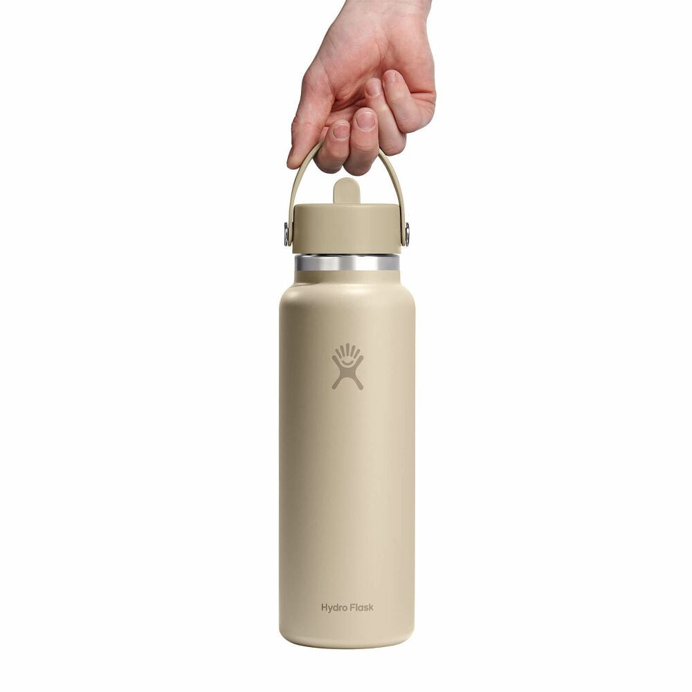 40 oz Wide Mouth with Flex Straw Cap - Oat