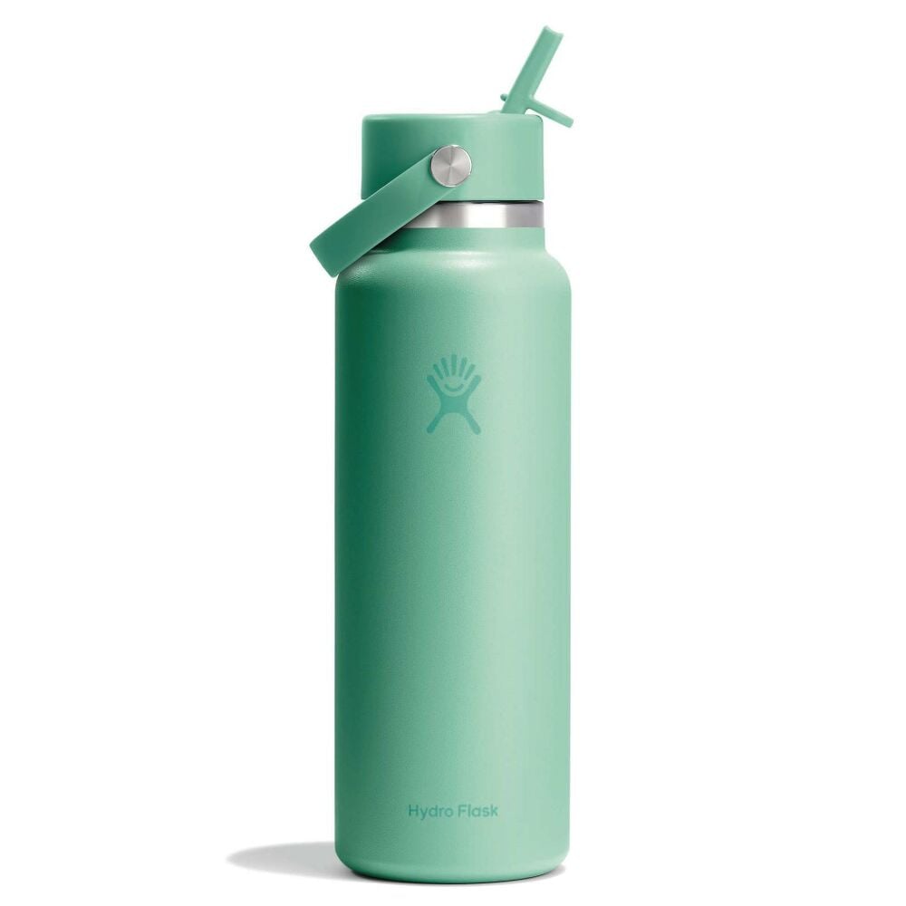 40 oz Wide Mouth with Flex Straw Cap - Mermaid Green