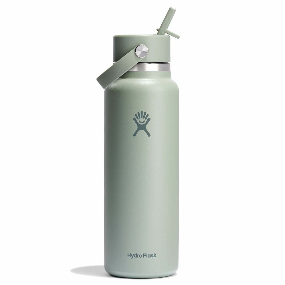 40 oz Wide Mouth with Flex Straw Cap - Agave