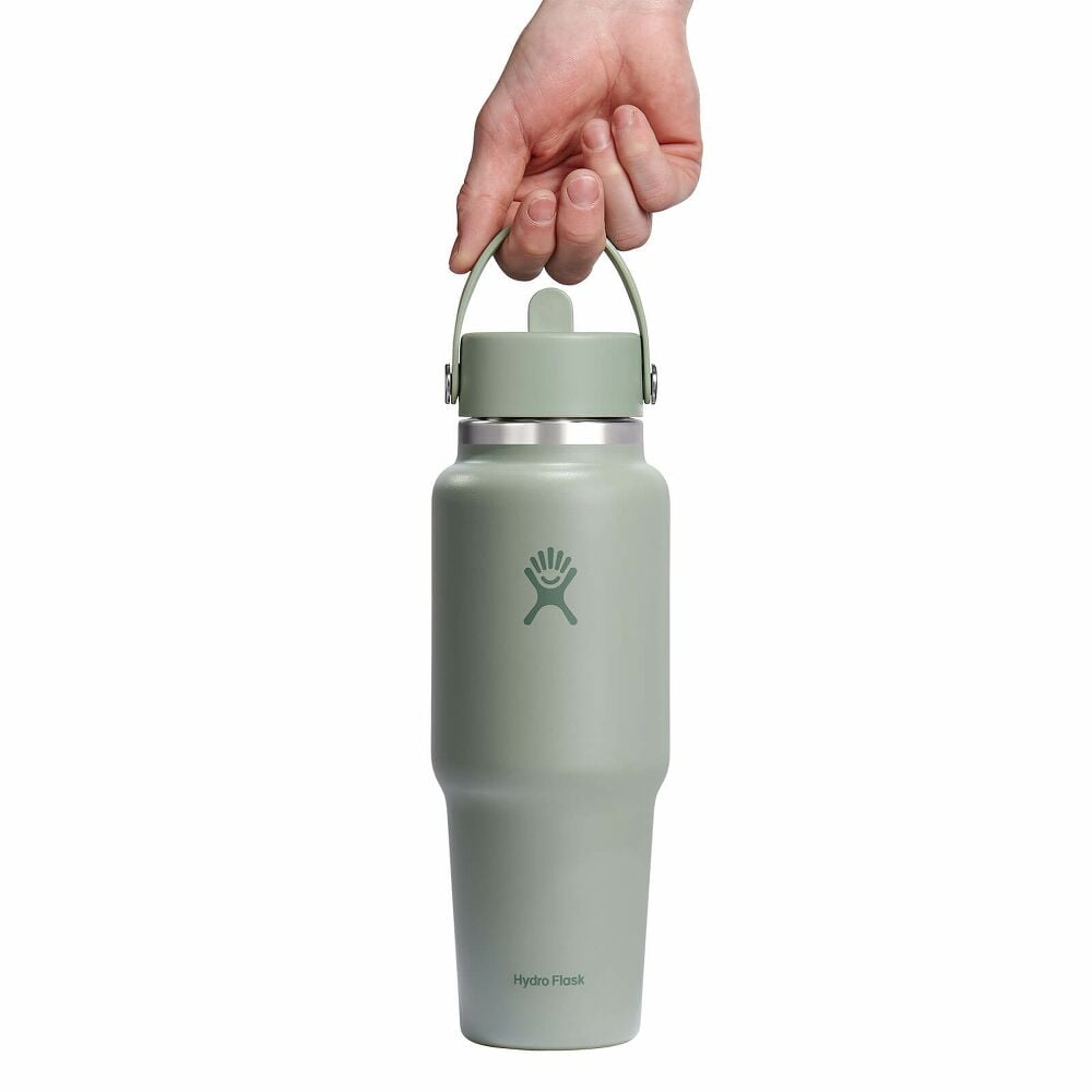 32 oz Travel Bottle with Flex Straw Cap - Agave