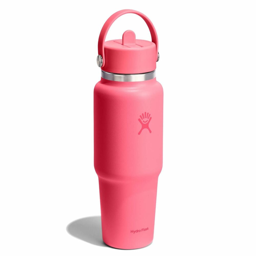 32 oz Travel Bottle with Flex Straw Cap - Popstar Pink