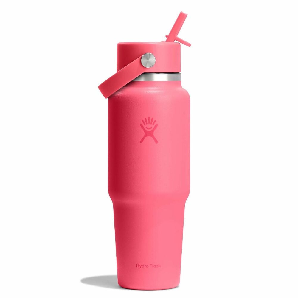 32 oz Travel Bottle with Flex Straw Cap - Popstar Pink