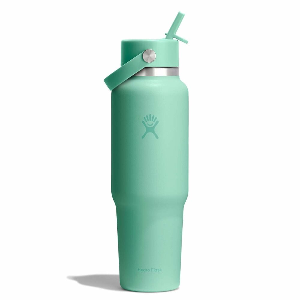 40 oz Travel Bottle with Flex Straw Cap - Mermaid Green